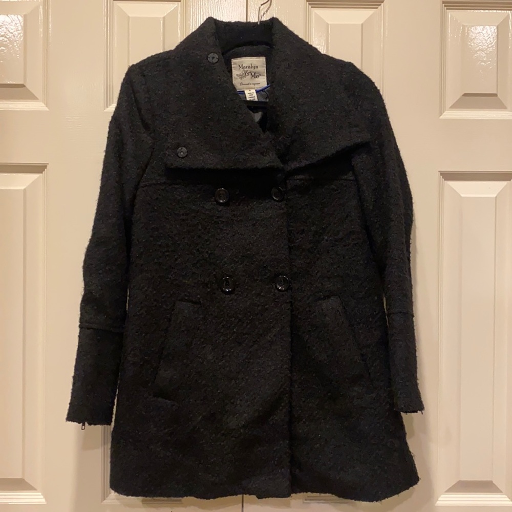 Marilyn & me black coat